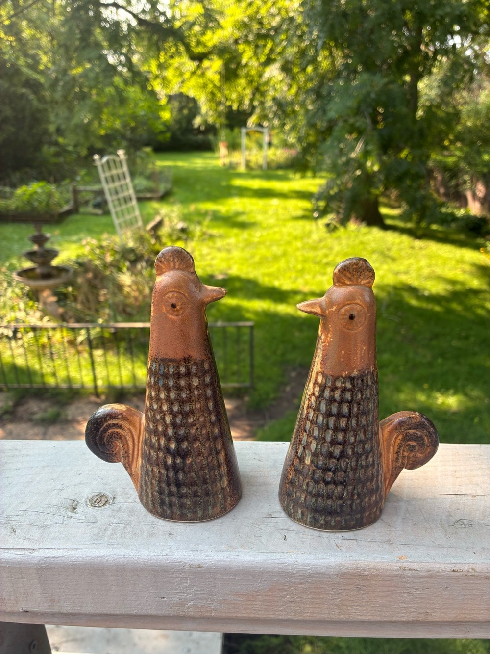 Holt Howard MCM Rooster Chicken Salt and Pepper Shakers